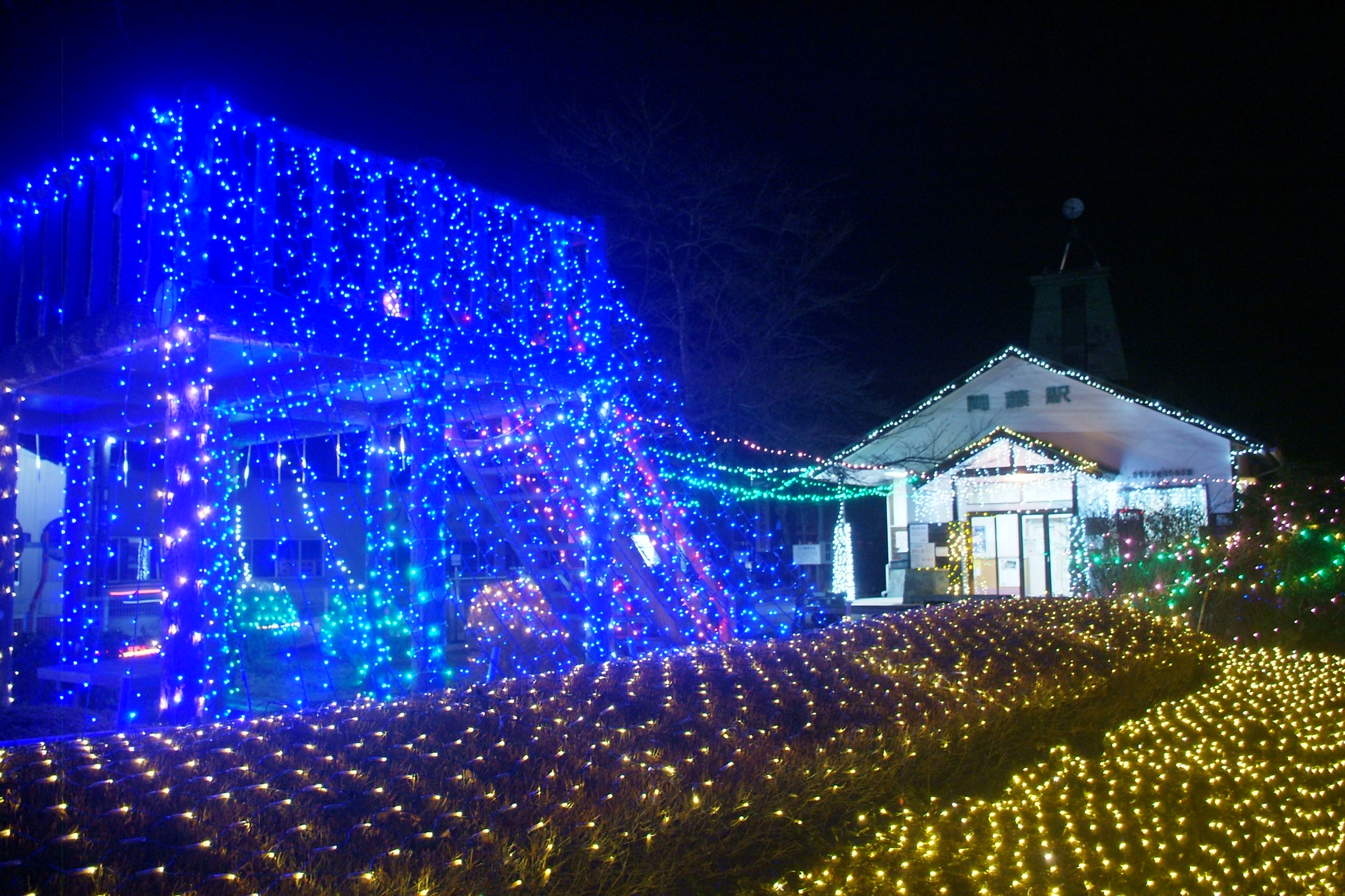 わたらせ渓谷鐵道イルミネーション