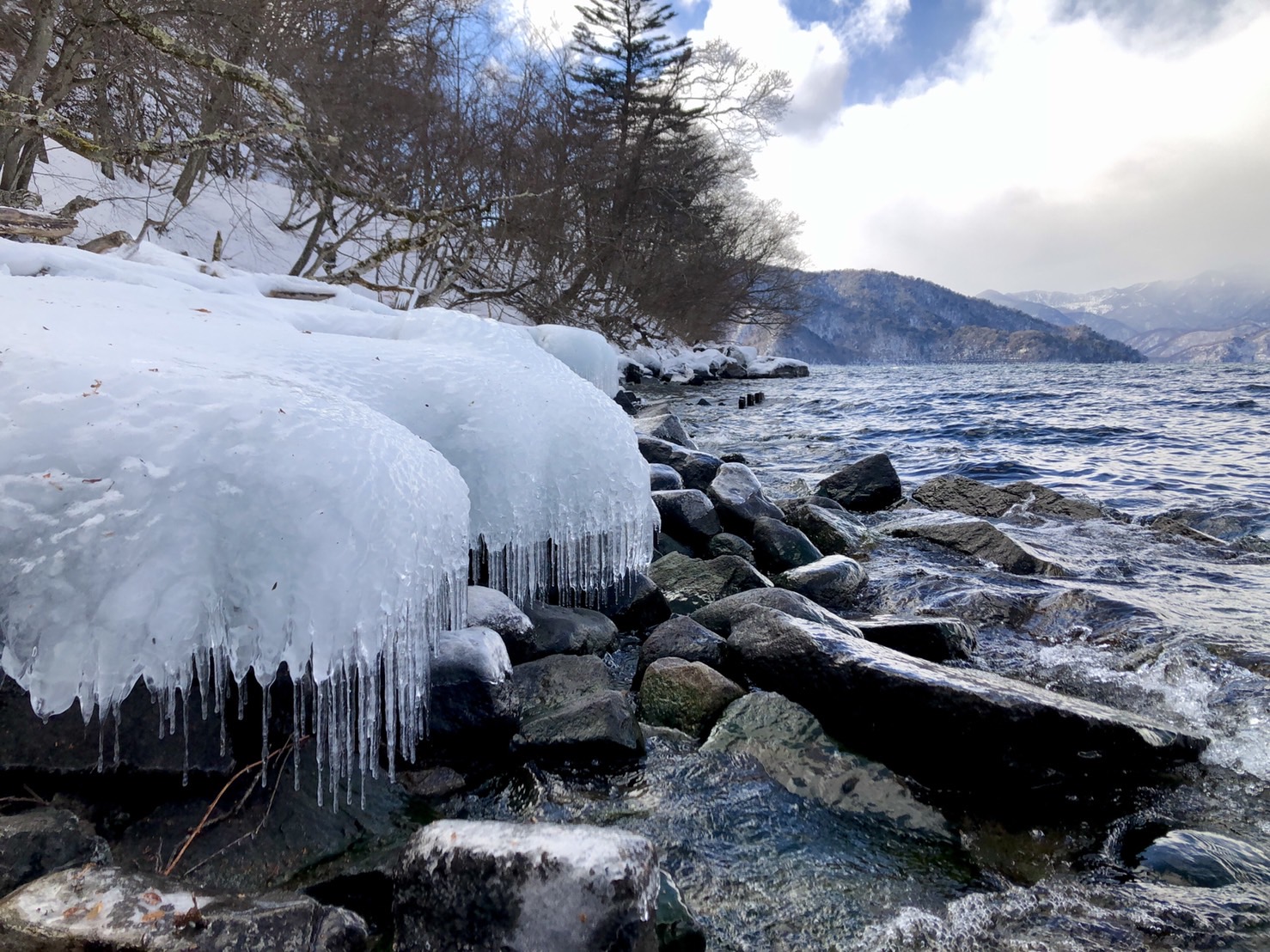 中禅寺湖（しぶき氷）
